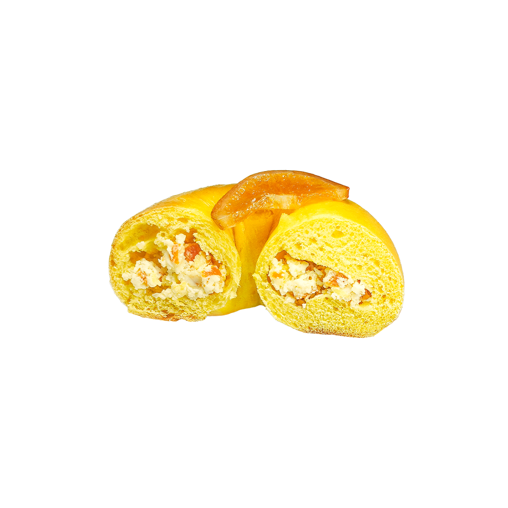 Søt og forfriskende appelsinkremostbagel Søt og forfriskende appelsinkremostbagel