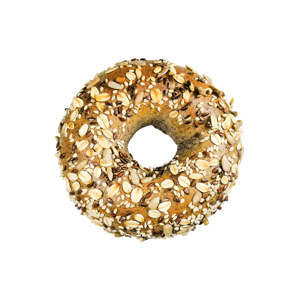 Kostholdsernæring Mørk fullkornsbagel