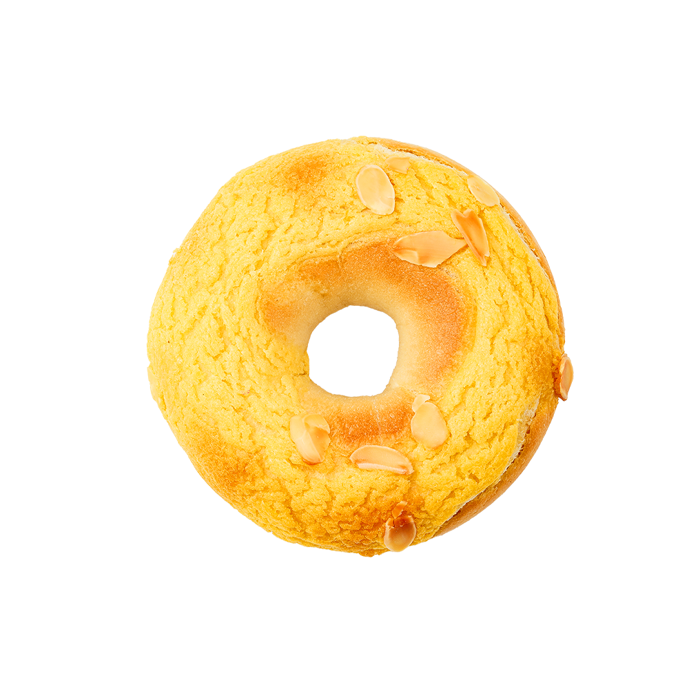 Ristet mandelmango-kokosnøttbagel Ristet mandelmango-kokosnøttbagel