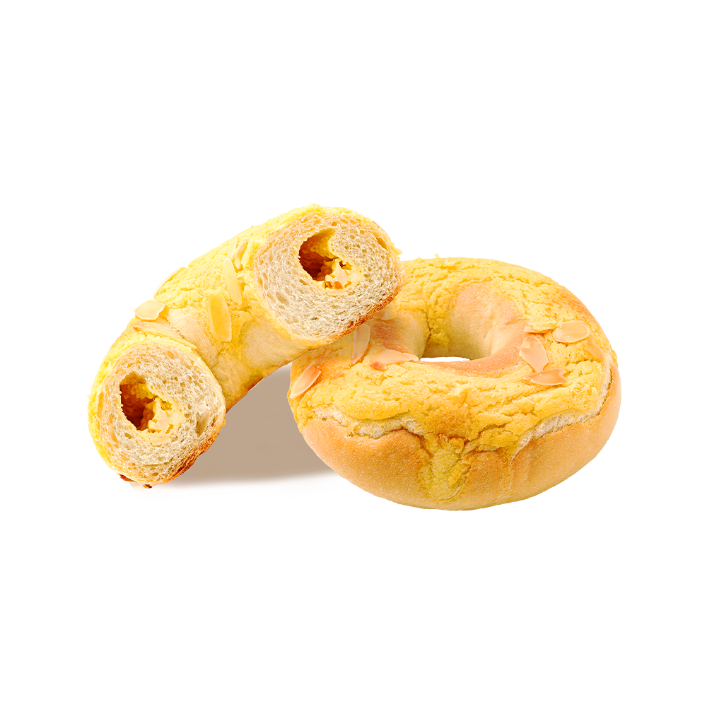 Ristet mandelmango-kokosnøttbagel